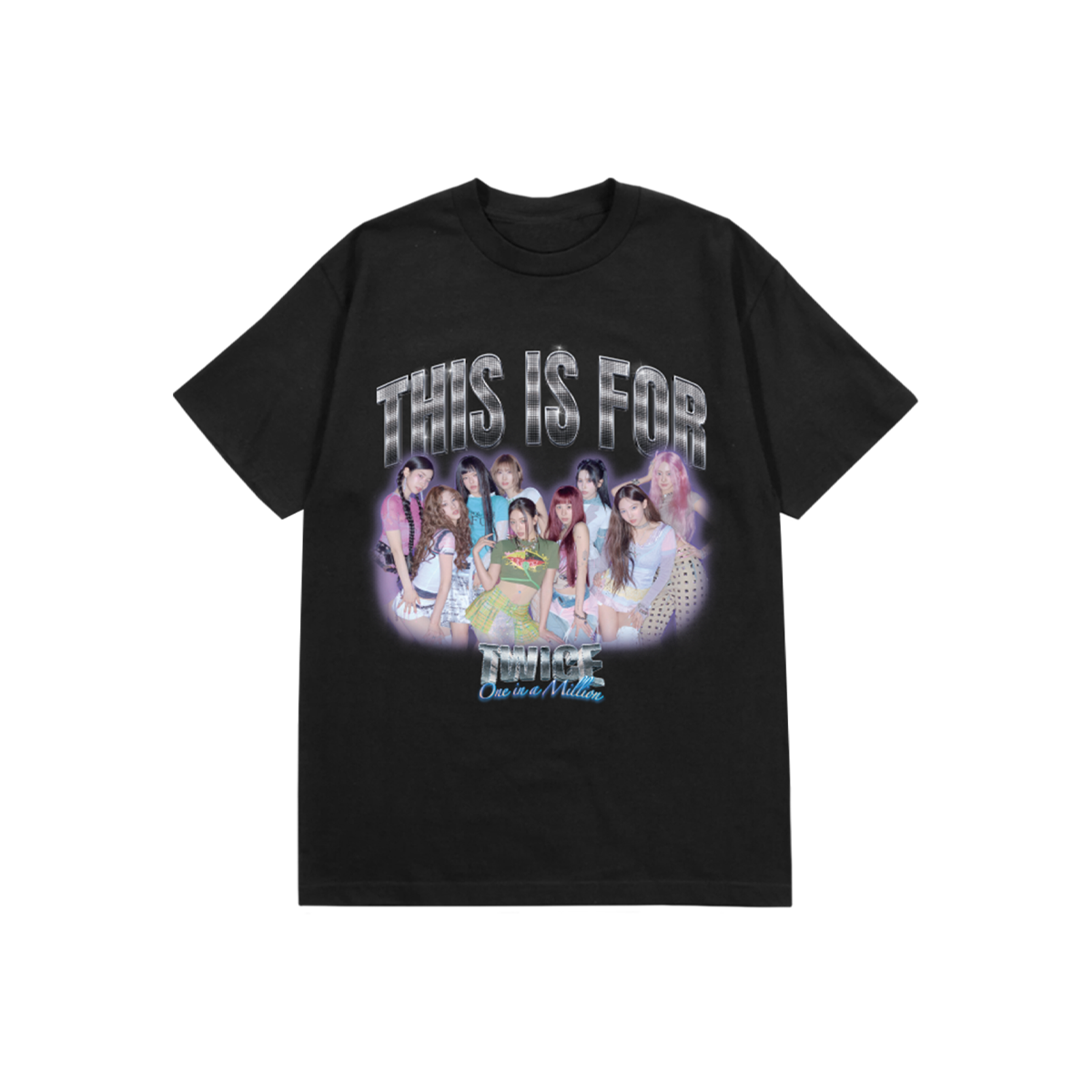 Online Exclusive] BLACK T-SHIRT – TWICE