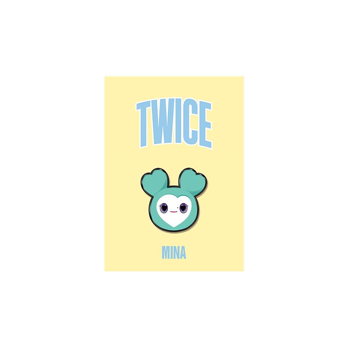 Online Exclusive] MINA LOVELY ENAMEL PIN – TWICE