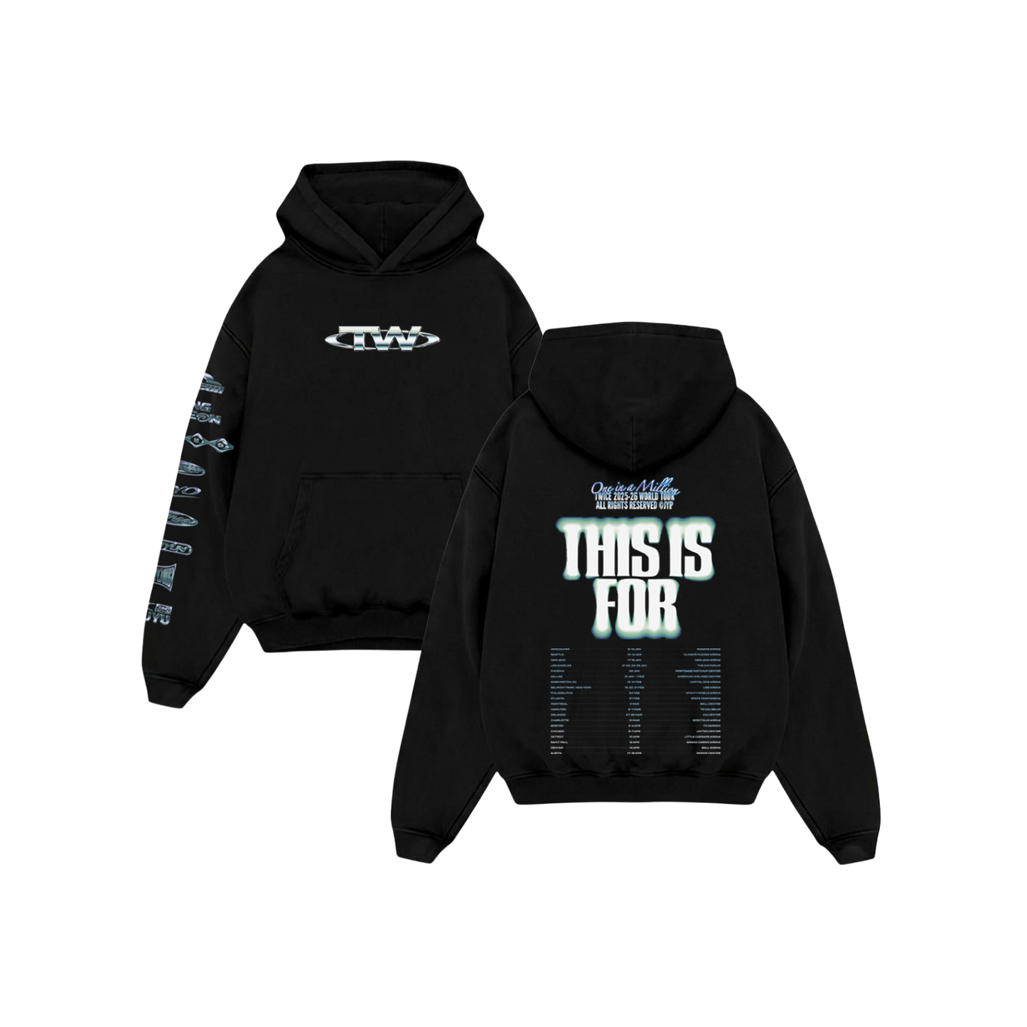 Online Exclusive] BLACK HOODIE – TWICE