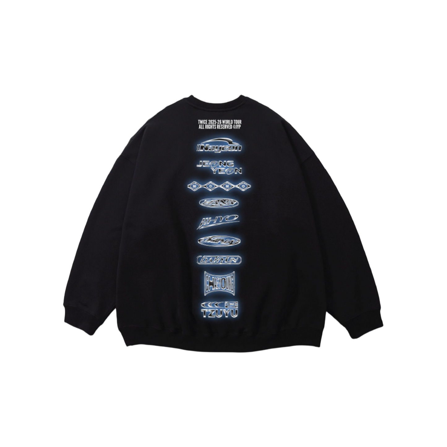 CHARCOAL WASHED TOUR T-SHIRT – TWICE