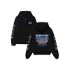 BLACK ZIP UP HOODIE