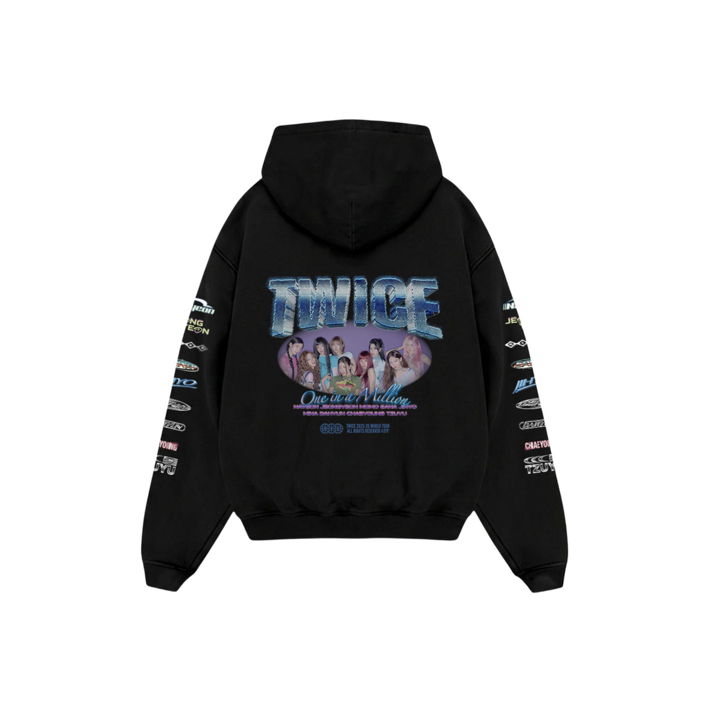 THIS TWICE アイドル IS for is This Hoodie, Zip 2026 US in Tour World for is This Twice UP ZIP HOOD TOUR WORLD FOR アイドル