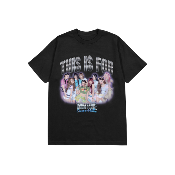 TWICE DVD Tシャツ　タオル　セット Online Exclusive] BLACK T-SHIRT – TWICE
