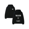 BLACK ZIP HOODIE - CHICAGO